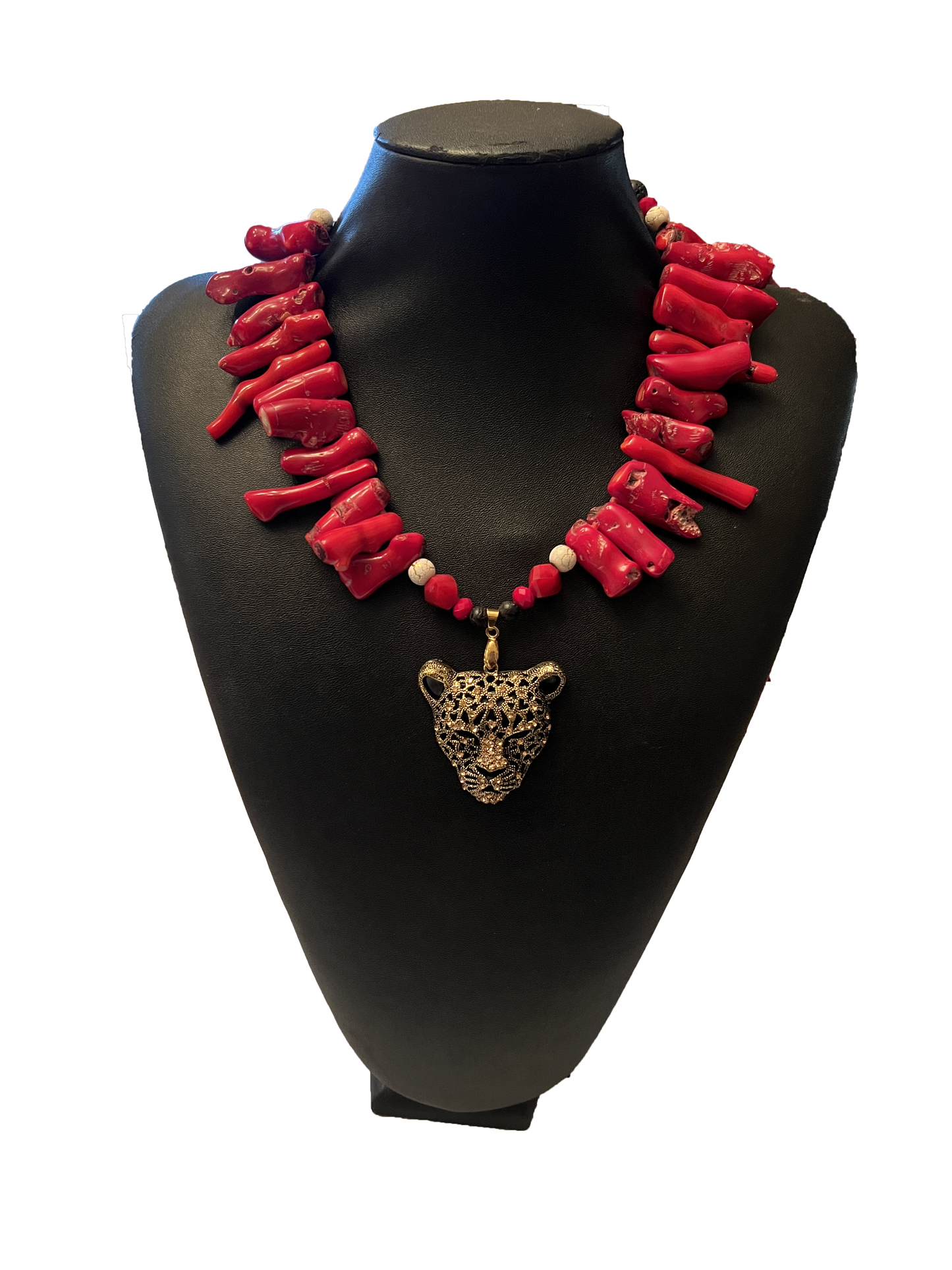 Crystal Jaguar Pendant