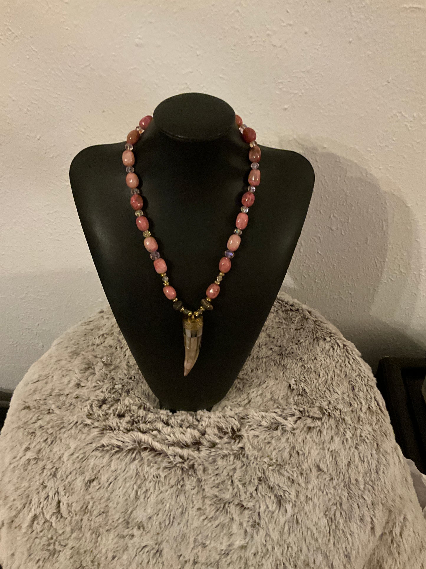 Pink Opal Necklace
