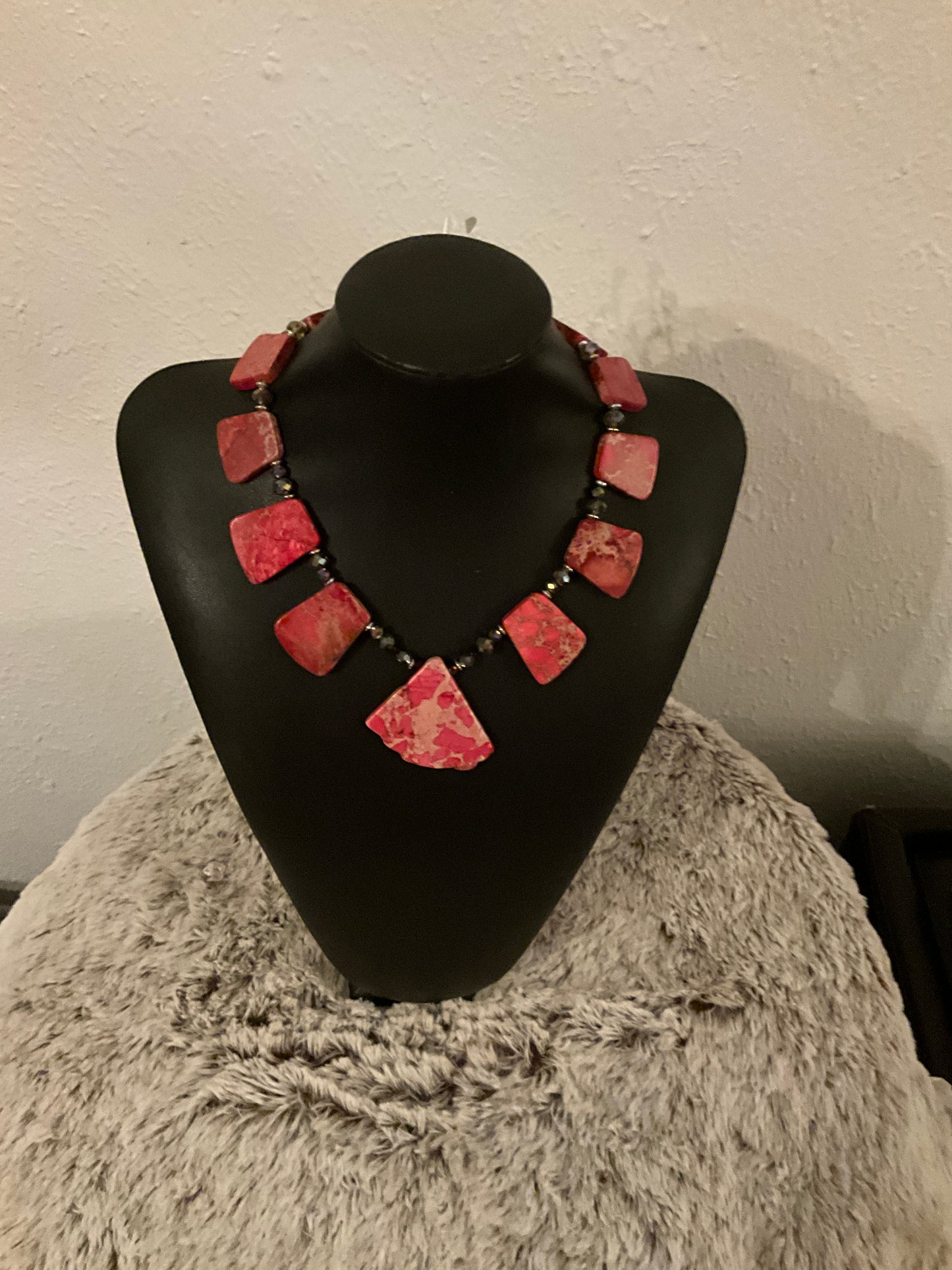 Pink Seal Sediment Necklace