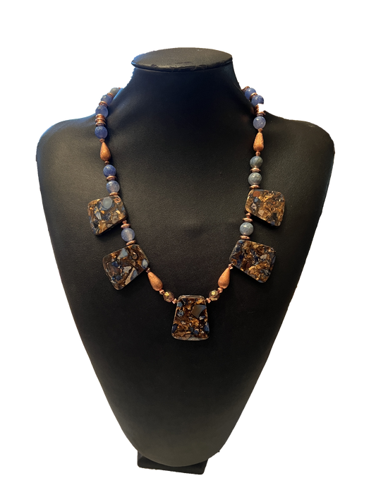 Blue Cooper Imperial Jasper