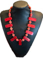 Orange Coral Necklace