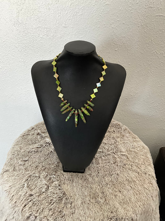 Green Hematite Necklace