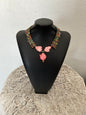 Green & Pink Crystal Necklace