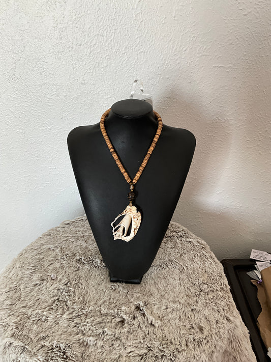 White Agate Necklace