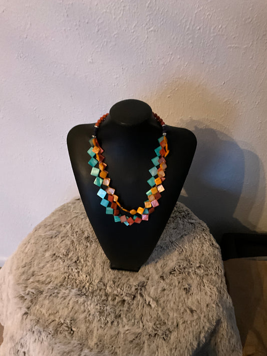 White Mother of Pearl Necklace