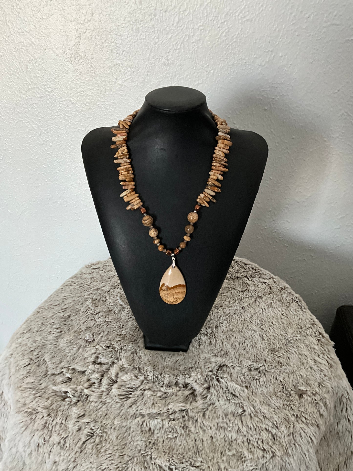 Copper Crystal Necklace