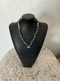 Green & Pink Crystal Jade Necklace