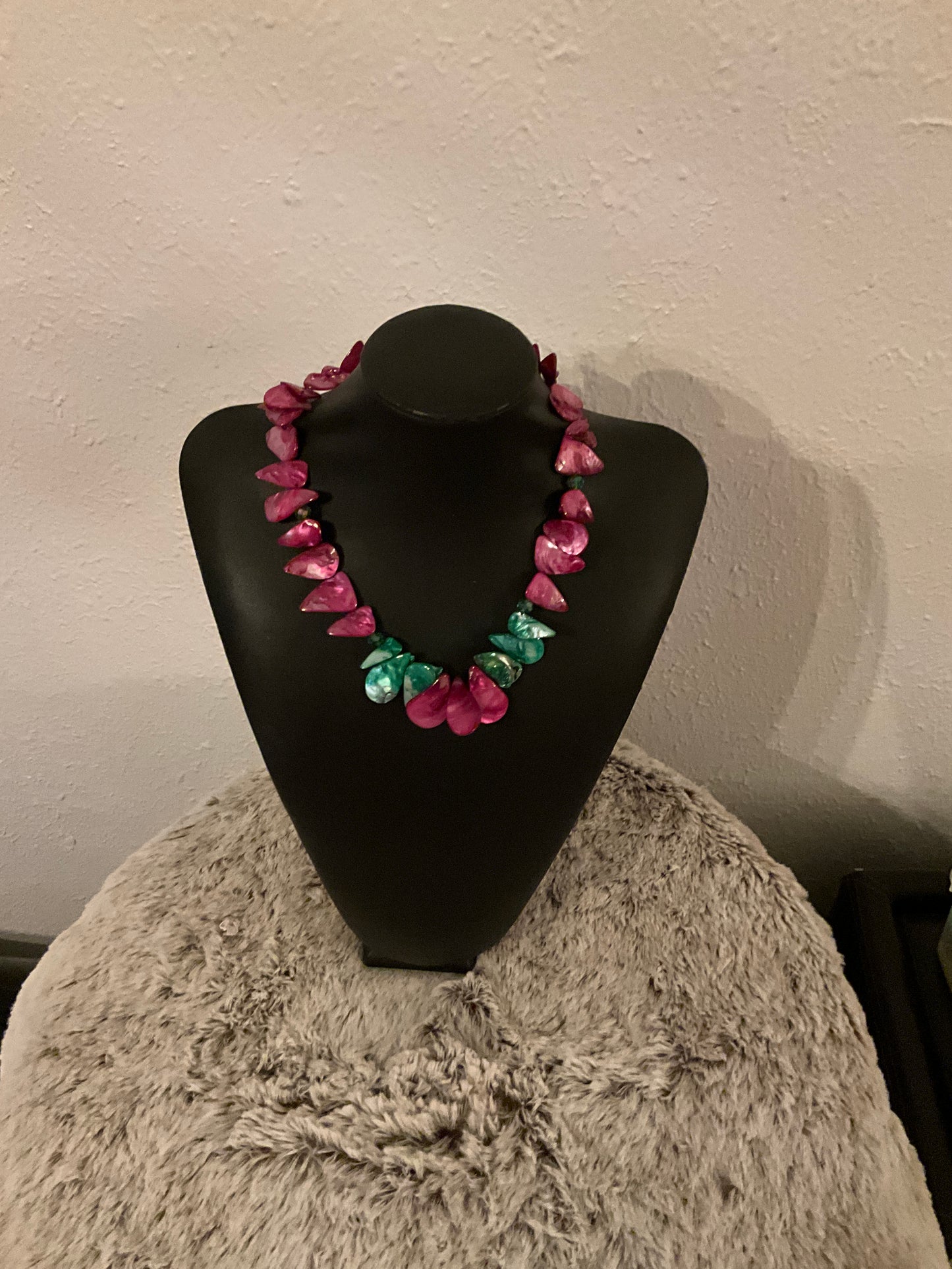 Pink & Green Necklace