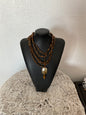 Quartz & Tiger Eye Necklace