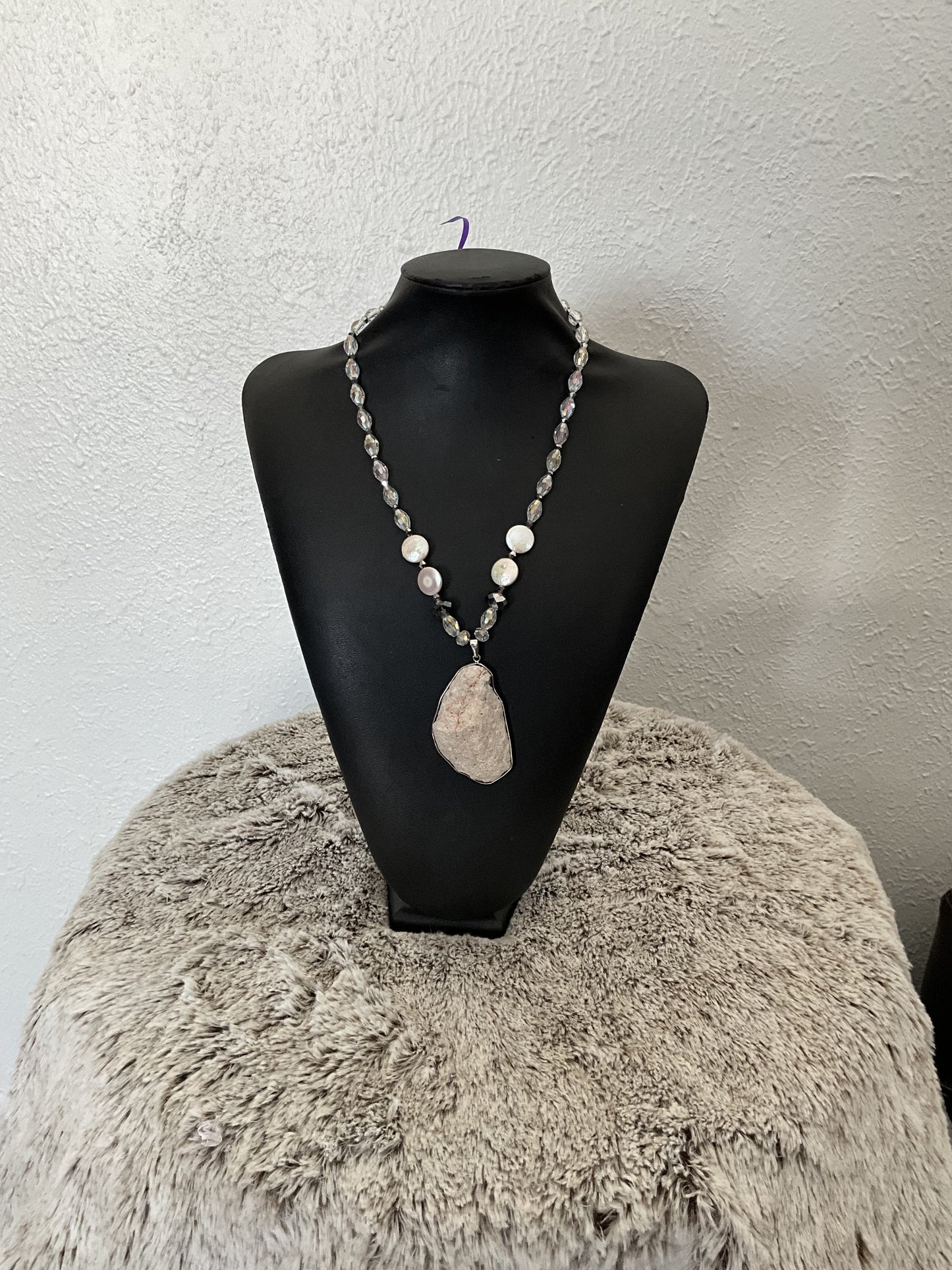 White Quartz Necklace