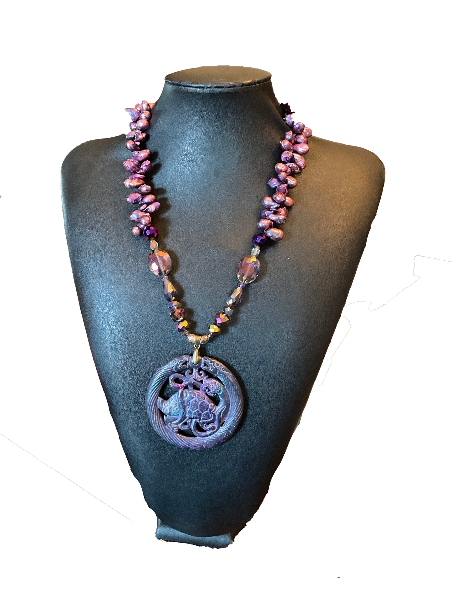 Purple 9mm Potato Pearls